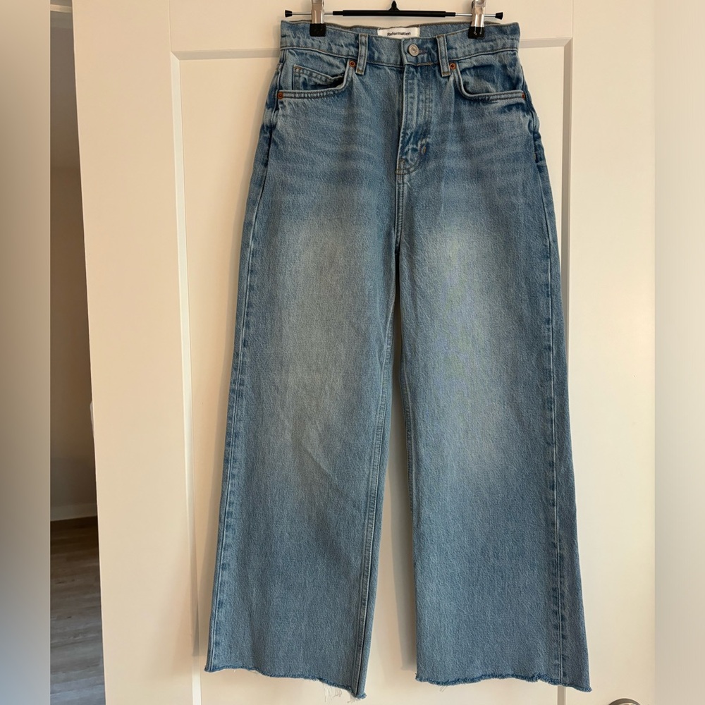 Reformation Wilder High Rise Cropped Jeans - Picture 5 of 11